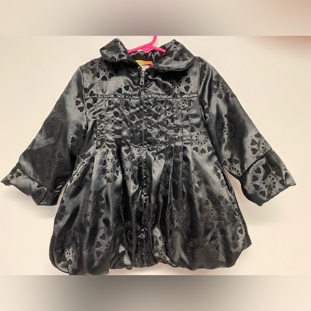 Penelope Mack LTD Girls Satin Coat Size 3T